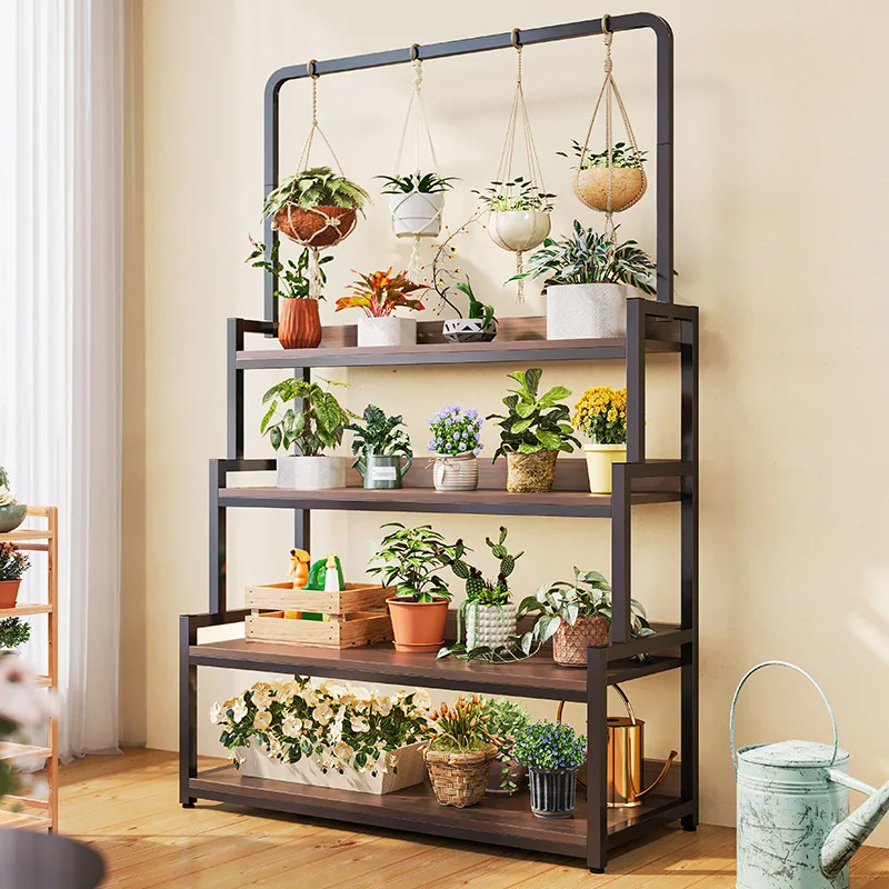 Flower Rack,storage Rack,balcony Flower Pot Rack,multi-layer Flower Racks,living Room Floor Standing Plant Placement Racks - Image 1