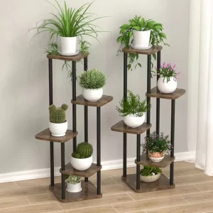 Plant Stand Stand For Flowers Wooden Storage Shelf 4/5/6 Tier Flower Shelf Planter Rack Indoor Display Stand Multiple Flower Pot - Image 1
