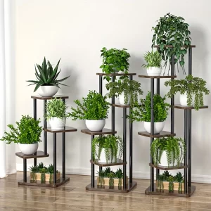 Plant Stand Stand For Flowers Wooden Storage Shelf 4/5/6 Tier Flower Shelf Planter Rack Indoor Display Stand Multiple Flower Pot - Image 5