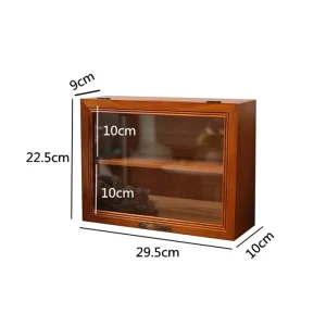 Wood Display Cabinet Table Holder Display Blind Box Handmade Doll Shelf Storage Holders Kitchen Accessories Organizer Racks - Image 2