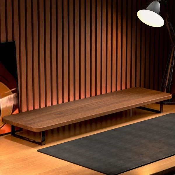 Wooden Monitor Lifting Rack Base Support Cushion Rack Computer Heightening Bracket Office Multifuncte Desktop Storage Rack - Image 5