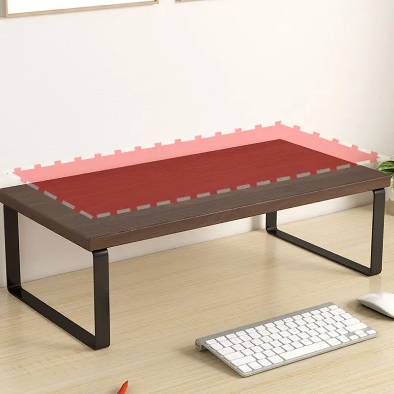 Wooden Monitor Lifting Rack Base Support Cushion Rack Computer Heightening Bracket Office Multifuncte Desktop Storage Rack - Image 6